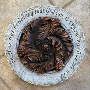 GORGEOUS ORNATE Stepping Stone Ornamental!